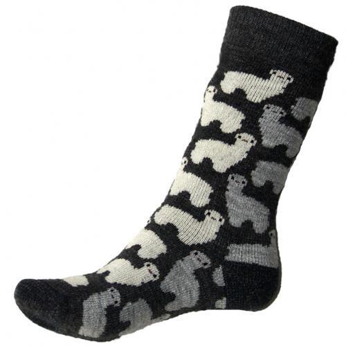 Alpaka Frottee Socken Anthrazit