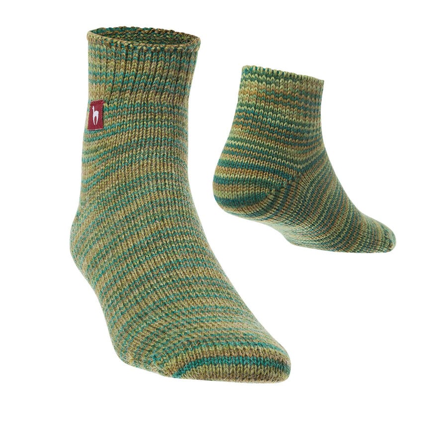 Alpaka Freizeit Socken Grün