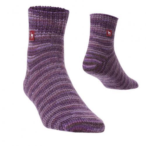 Alpaka Freizeit Socken Violet
