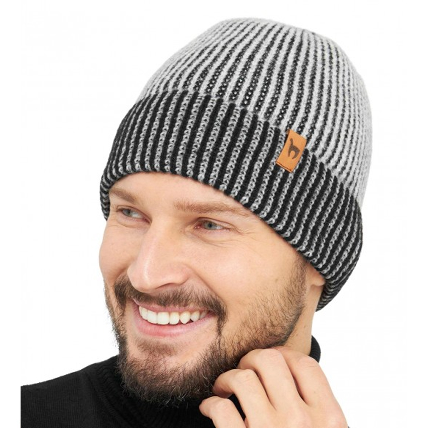 Alpaka Haube MARINO aus 56% Baby Alpaca & 39% Baumwolle