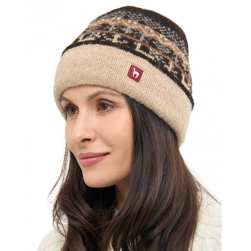 Alpaka Haube NATURA aus 100% Alpaka – Bild 3